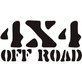 Resim 4x4 Off RoadSticker 