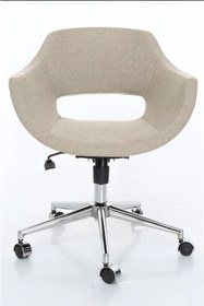 Resim bluetick White Furniture Kumaş Polo Çalışma Ofis Sandalye Koltuk B002 