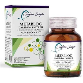 Resim Canfeza Sezgin Metabloc Garsiniya Ekstresi Alfa Lipoik Asit 30 Tablet 