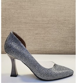 Resim Zenne Stiletto Ayakkabı Platin Simli PLATİN SİMLİ 