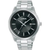 Resim Lorus Rh925rx9 Quartz Çelik Gri Siyah Kadran 41 Mm Erkek Kol Saati Gri 
