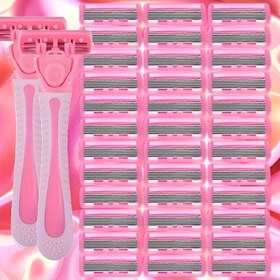 Resim Manuel 6 Katmanlı Paslanmaz Çelik Güvenlik Tıraş Bıçağı – Göğüs, Koltuk Altı ve Özel Bölge Tüyü Temizleme için Unisex Tıraş Aleti 