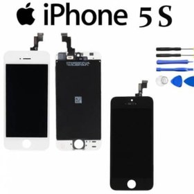 Resim iPhone 5S Uyumlu Lcd Ekran Dokunmatik + (Tamir Seti) 