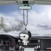Resim Araba Kolye Sevimli Kask Baymax Robot Bebek Askı Süsleri 1 Adet 