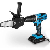 Resim Waige Inç Elektrikli Matkap Dönüştürücü Elektrikli Zincirli Testere Taşınabilir Budama Testere Mj (Yurt Dışından) 