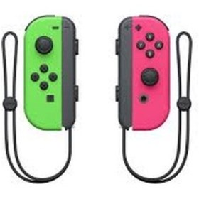 Resim Nintendo Switch Joy-Con Oyun Kolu 2 Li Joycon Neon Green Pink 