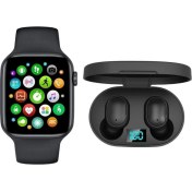 Resim BGG Tech Watch 7 Series T700 S Yeni Nesil Akıllı Saat +E6S Yeni Sürüm Bluetooth Kulaklık Ikili Paket 
