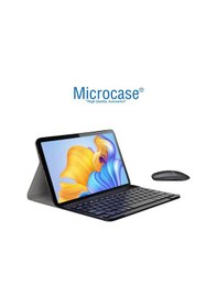 Resim Honor Uyumlu Pad 8 12'' için BT Klavye ve Mouse+Standlı Kılıf-BKK6 
