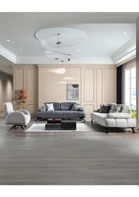 Resim Yıldız Koltuk Takımı 3+3+1 Antrasit - Gri 