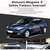 Resim Fruens Renault Megane 3 Parlak Siyah Yalancı Çakma Sahte Sunroof 