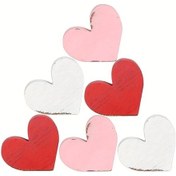 Resim Willowhaven Valentine Kalp Ahşap Tabela Rustik Çiftlik Stili 3lü Katlı Tepsi Dekor 