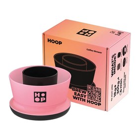 Resim Hoop Coffee Brewer Manuel Kahve Demleme Ekipmanı, Pink Royal 