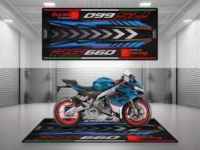 Resim RS660 İçin Tasarlanmış Motosiklet Matı - MM7275 - Tribute / Standart / 260cm x 120cm 