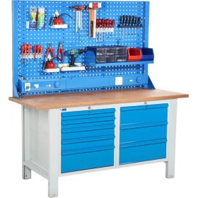 Resim Star Çelik Atölye Çalışma Tezgahı (1600 x 720 x 830-930 mm) 