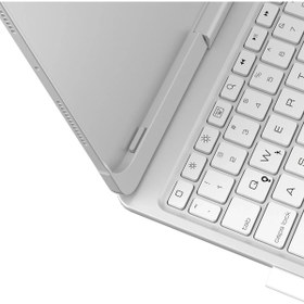 Resim NewFace MTXDPN iPad Pro 11 (2024) F11 ATS Kılıf Magic Dönen Klavyeli Tablet Kılıf (113736) - Gümüş 