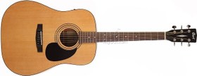 Resim Cort AD810E-OPW Elektro Akustik Gitar - Open Pore (Cort Kılıflı) 