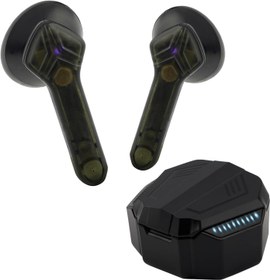 Resim OVLENG Bluetooth kulaklık – Spor kulaklık Bluetooth V5.3, dinleme süresi 40 saat, akıllı 7 ışık nefes alma, Bluetooth, mikrofonlu kulaklık, yüksek kaliteli, akıllı telefon iOS Android için, siyah 