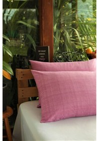 Resim Alla Turca Ranforce 2li Yastık Kılıfı - Pembe 