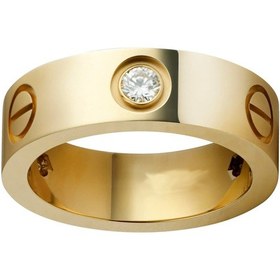Resim X-Lady Accessories Taşlı Yüzük Gold Renk 20 Numara Çok Renkli 