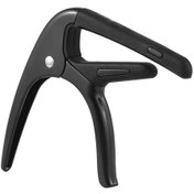 Resim Taşınabilir Çinko Alaşım Gitar Capo Profesyonel Gitar Siyah 