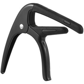 Resim Taşınabilir Çinko Alaşım Gitar Capo Profesyonel Gitar Siyah 