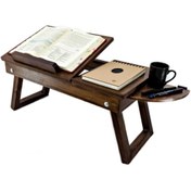 Resim RU-BİSHOP Portatif Masa - Laptop Sehpası - Çalışma Masası - Keyif Masası - Çizim Masası - Yemek Sehpası 