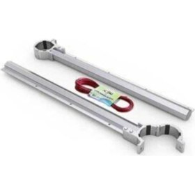 Resim EC Shop Laverna Balkon Çamaşır Askılığı Alüminyum Çamaşır Kurutmalığı Yuvarlak 60X25 