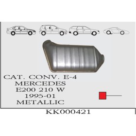 Resim NESS EXHAUST SYSTEMS Mercedes E-200 210 W Euro 4 Seramik 1995-01 
