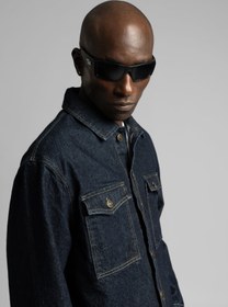 Resim Denim Ceket - Koyu Lacivert / S 