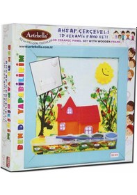Resim 3D-04 Artebella Seramik Boyama Seti 20X20 Cm 