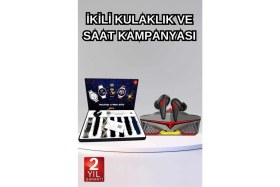 Resim Pileli Store Pilelistore Gamer Oyuncu Seti Bluetooth Kulaklık Ucuz Kaliteli Yeni Nesil Akıllı Saat 
