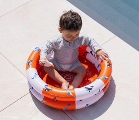 Resim Swim Essentials Red White Whale Bebek Şişme Oyun ve Yüzme Havuzu 60cm 