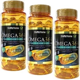 Resim Aksu Vital Shiffa Home Omega 3-6-9 Balık Yağı Trigliserit Form 1000 MG 60 Softgel 3 Adet 