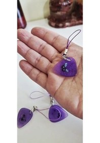 Resim Anahtarlık Askılı Pena Charm, Kelebek Ve Nota Tasarımı İle Eğlenceli 124-Pembe 