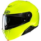 Resim HJC İ91 Çene Açılır Motosiklet Kaskı Neon Sarı 
