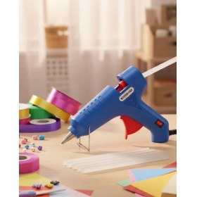 Resim 11 mm Silikon Uyumlu 80 W Güçlü Silikon Tabancası 5 Adet Silikon Hediyeli 