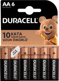 Resim Duracell Aa Kalem Pil 6lı Paket Fiyatı 