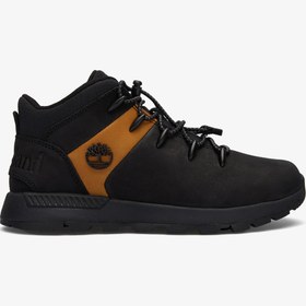 Resim Timberland Sığır Derisi Siyah Erkek Çocuk Outdoor Bot TB0A6BXDEMJ1-Sprint Trekker MID BUN 