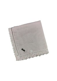 Resim Mim Eşarp Enba Pamuklu İğne Oyalı Namaz Ve Mevlüt Örtüsü 110x110 Cm Pudra 