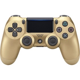 Resim VOOKA Dualscohk 4 Gold Temalı Ps4 - Pc Uyumlu V2 Android-ios-tv Box D Için Kablosuz Oyun Kolu 