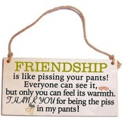 Resim Novahub Asılı Tabela Zarif İlham Verici Dostluk İşçilik Hediye İçin Geniş Uygulama Ahşap Plak Dekor 1 1 