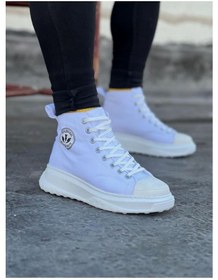 Resim Wagoon WG017 Erkek Yarım Bilek Casual Ayakkabı Beyaz 