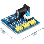 Resim Alkatronik-5V 3.3V - 2 Çıkışlı Voltaj Düşürücü Güç Kaynağı Modülü Giriş 12V 