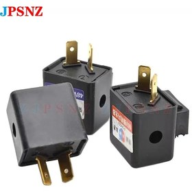 Resim 12v Bip Sesi 1pc-dc12v 48v 60v Flaşör Rölesi Buzzer Bip Sesi Flaşör Rölesi Dönüş Sinyali Flaşör Göstergesi Led Flaşörler Dönüş Işığı Sinyalleri Kare 2pins 