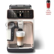 Resim Philips 5000 Yeni Seri Tam Otomatik Espresso Makinesi 20 Farklı Kahve Tefal Termos Hediyeli 