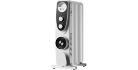 Resim Dijitsu 11 Dilim Beyaz Turbo Fanlı Yağlı Radyatör 2700W Sessiz Çalışma ve 3 Isı Ayarı 