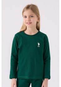 Resim U.s. Polo Assn Kız Çocuk Yeşil Pijama Takımı Us1668-c-v6 Yeşil 