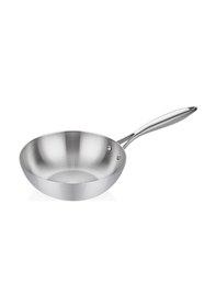 Resim Elit Mm Çelik Wok Tava 24cm Gri 