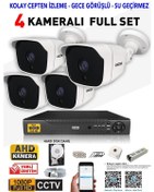 Resim Ids - 4 Kameralı 1080P Fullhd 5Mp Sony Lensli Kamera Seti - 2025 