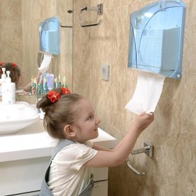 Resim Practika Z Katlı Peçete Dispenseri -Duvara Monte Havlu Peçetelik 